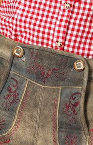 Authentic <b>Mens</b> Bavarian Leather Lederhosen Traditional German Oktoberfest Costume <b>Shorts</b> - Product Image 2