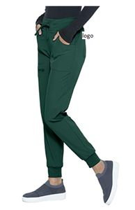 Pantalón de tiro bajo para mujer, 95% poliéster, 5% licra, cordón de cierre importado, oferta - Product Image 2