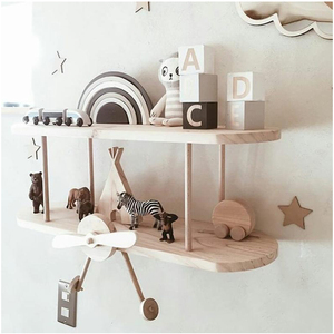 <span class=keywords><strong>Étagère</strong></span> <span class=keywords><strong>murale</strong></span> en bois brut pour la décoration de la chambre de bébé et d'<span class=keywords><strong>enfant</strong></span>, <span class=keywords><strong>étagère</strong></span> artisanale en bois - Product Image 4