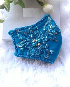 Accessoires pour le visage avec broderie élégante et travail manuel adaptés à une utilisation quotidienne de base pour les fêtes et les fonctions de mariage pour les femmes - Product Image 1