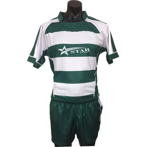 Equipo deportivo transpirable secado rápido Rugby fútbol desgaste personalizado sublimado uniforme Jersey conjunto - Product Image 1