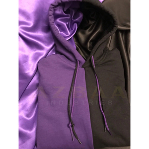 เสื้อฮู้ดผ้าซาตินสองสีมีฮู้ดผ้าซาติน - Product Image 4