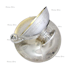 Juego de Taza y Platillo de Té de Aluminio, Forma Redonda, Tamaño Personalizado, Taza y Platillo de Té para Cocina, Hotel y Restaurante - Product Image 6