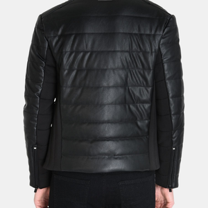 Blouson d'hiver rembourré pour hommes, avec logo personnalisé, à la mode - Product Image 4
