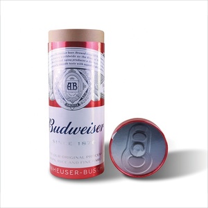 New Design Customized Beer Shape Cylinder Box Rigid Cardboard Paper Tube Box - Product Image 1