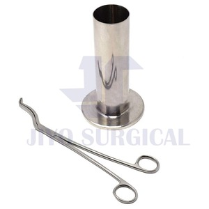 <span class=keywords><strong>Cheatle</strong></span> <span class=keywords><strong>Forceps</strong></span> Met Pot Gemaakt Van Roestvrijstalen Chirurgische Instrumenten/Sterilisatie Container Voor Tang