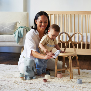 Chaise de salle à manger pour enfant en rotin simple de style moderne du Vietnam en bambou pour salle à manger, chambre, extérieur et salon - Product Image 2