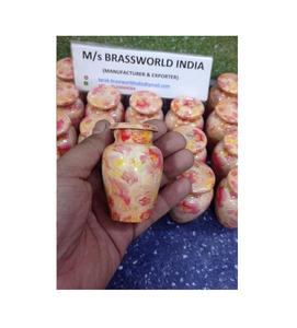 Recuerdo pequeño, urna de cremación, Brassworld, India - Product Image 1