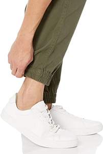 Pantalons de jogging en coton sergé coupe régulière de haute qualité avec logo personnalisé, coupe-vent, pour hommes, décontractés, avec décoration en dentelle brodée - Product Image 6