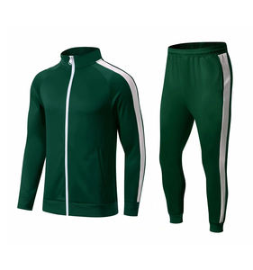 2021 calidad superior bajo MOQ nuevo estilo chaqueta de fútbol con pantalones chándal de fútbol uniforme de diseño personalizado - Product Image 6