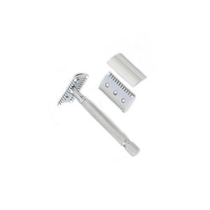 Fabricante Mayorista de Maquinillas de Afeitar de Doble Filo con Hojas de Acero Inoxidable y Mango Metálico para Hombres y Barberías - Product Image 1