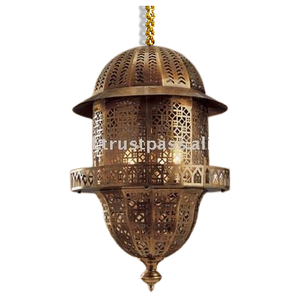 Lampe suspendue de concepteur de gravure à la main en métal de haute qualité pour la décoration de la maison - Product Image 1