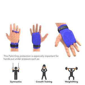 Top Selling Neoprene <b>Hand</b> <b>Grips</b> for Weightlifting Gym Breathable Palm Guard - Product Image 6
