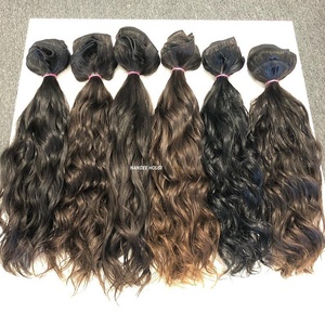 <b>Free</b> Sample Indian Remy Raw Hair Bundle DHL Top Style Wave Color Double <b>Weight</b> Silky Clip Vendor Natural Human Hair Extensions - Product Image 5