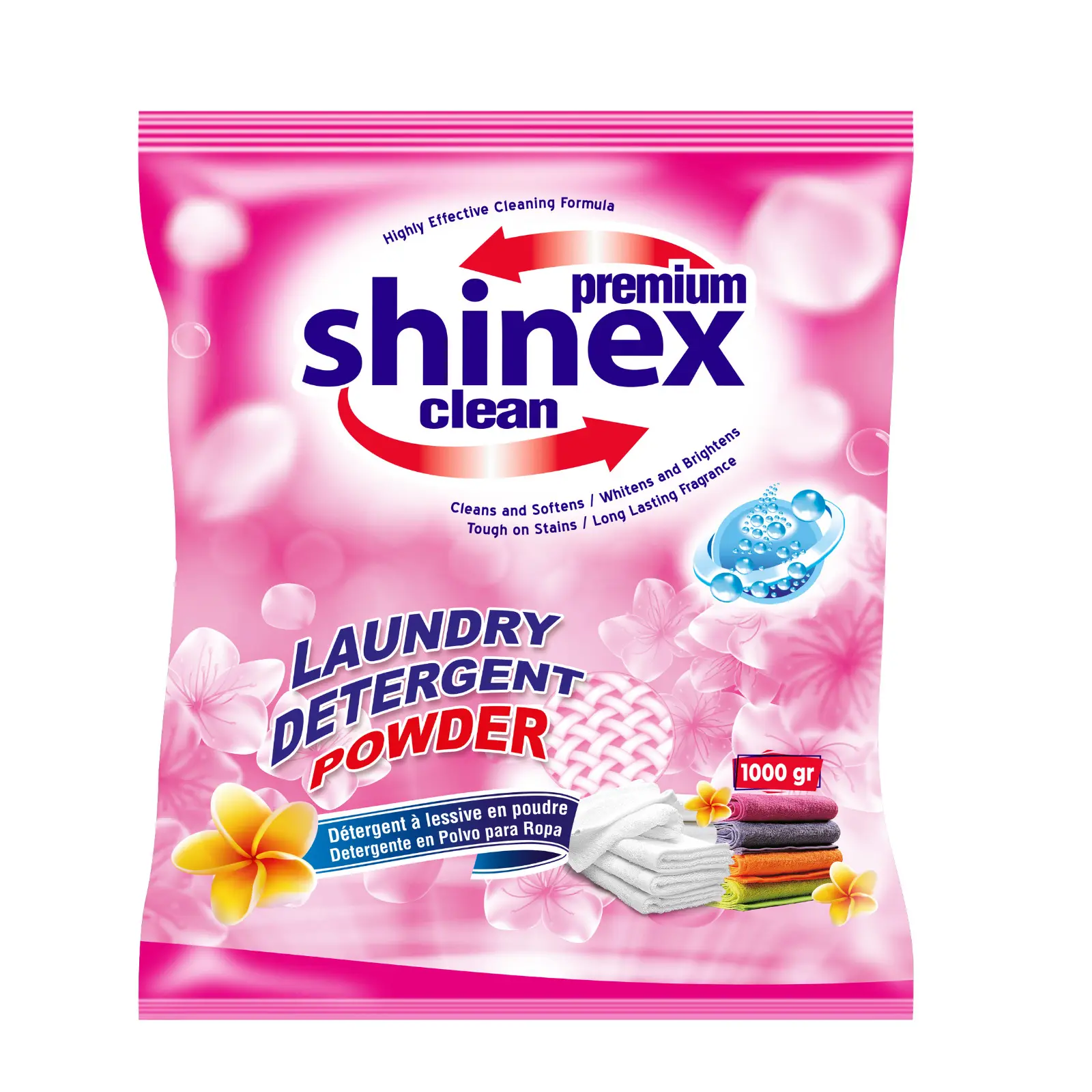 SHINEX高品質洗濯洗剤粉末1 Kg手洗い高泡粉末洗剤トルコ製