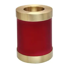 Brass Candle Holder <b>Keepsake</b> <b>Pet</b> Cremation Tube Urns Best Finishing and Packaging Most Luxury Demand - Product Image 1