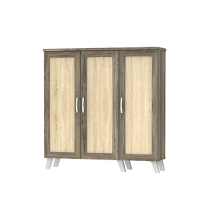 ชั้นวางรองเท้า MDF สไตล์โมเดิร์นสไตล์นอร์ดิกดีไซน์เรียบง่ายสำหรับการเข้าบ้านเฟอร์นิเจอร์ผลิตในมาเลเซียสำหรับการใช้ชีวิตในโรงยิม - Product Image 2