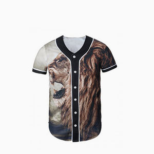 Camiseta de Béisbol Sublimada con Logotipo Personalizado de Alta Calidad, Transpirable, Anti-UV, de Secado Rápido, Ropa Deportiva para Adultos, Talla Grande, Impresión Digital - Product Image 3