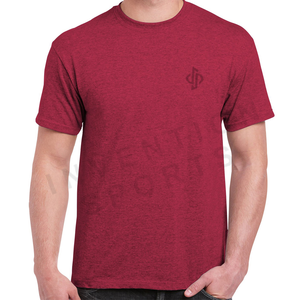 เสื้อยืดผ้าฝ้าย100% สำหรับผู้ชายแห้งเร็วผ้าถักลายโลโก้ตามสั่งสำหรับชีวิตประจำวัน - Product Image 1