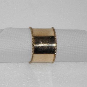 Home <b>Silver</b> Colored Table Decorative Metal <b>Napkin</b> Ring Reena Exports Elegant Handmade Dining Table Decor For Formal Events - Product Image 4