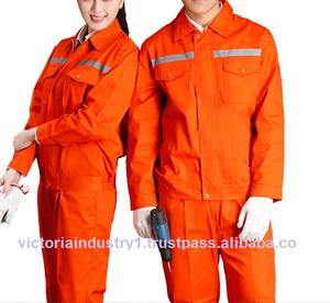 2024 vente en gros haute visibilité sécurité réfléchissant veste d'hiver vêtements de travail combinaison avec sécurité Bomber plus chaud combinaison vêtements - Product Image 4