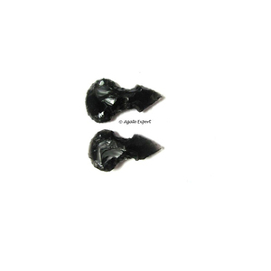 อัญมณี Obsidian หัวลูกศรทำด้วยมือหัวลูกศรธรรมชาติ - Product Image 1