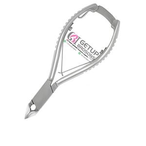 Cortauñas de cutículas de acero inoxidable con logotipo personalizado, color plateado, nuevo - Product Image 1