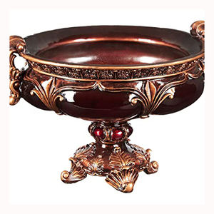 Vaisselle Fruits Serveur Plat Cuisine Servir Utilisation Dernière Conception Fête De Mariage À La Main Décoratif Bol De Service Alimentaire - Product Image 1