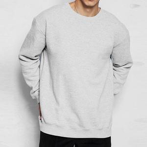 Sweat-shirt à col rond pour homme, personnalisé OEM, 100% coton molletonné, uni, 300g, teinture unie, coupe classique, hiver - Product Image 6