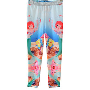 Leggings pour femmes à taille élastique imprimés par transfert thermique, respirants et à séchage rapide - Product Image 2