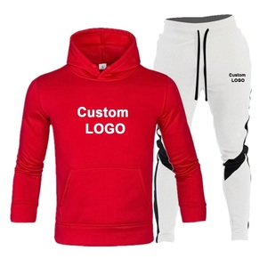 Jersey liso con capucha para hombre, traje masculino de chándal con bolsillo de canguro, ajuste de cuerpo activo, Color sólido, Color blanco - Product Image 6