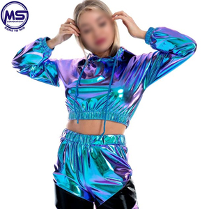 Best Selling With Latest Design <b>for</b> Long Sleeves <b>Women</b> Crop Top <b>Hoodies</b> - Product Image 4