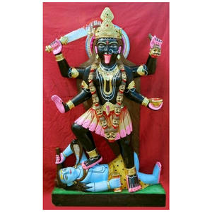 Estatua de Mármol de la Diosa Kali Maa de Pie sobre Shiva - Product Image 1