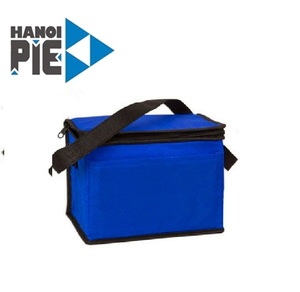 Custom Logo Aluminum Foil Lining Lightweight Durable Thermal Waterproof Wine Cooler Carrier Simple Food Insulated Lunch Bag - Product Image 1