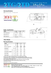 รถแทรกเตอร์ลากจูงดีเซลสำหรับสนามบิน - Product Image 3