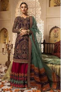 2021 dernière robe de soirée/mariage à la mode Kurta avec Lehenga et belle applique en dentelle - Product Image 2