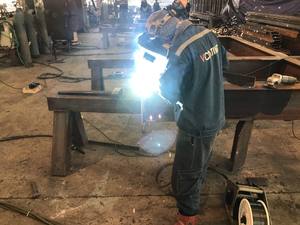 Structure en acier pré-fabriquée en métal, cadre métallique industriel moderne, lampe de construction, bricolage - Product Image 5