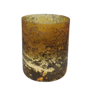 แก้วใส่เทียนทรงกระบอกสำหรับตกแต่งบ้านหรูหราสไตล์วินเทจแก้วใส่เทียนเปล่าอเนกประสงค์ - Product Image 5