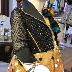Çocuklar ay ışık elbise <span class=keywords><strong>zari</strong></span> baskılı frocks bebek kız dizisi koti elbise çocuklar baskılı düğün elbisesi - Product Image 3