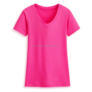 Camisetas 100% de algodón de gran tamaño, ropa de calle ajustada de alta calidad, vintage, cuello de pico, manga corta, para correr, promocional - Product Image 1