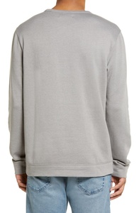 Sweat-shirt pour homme en coton de qualité, doublé de polaire, coupe classique, coupe-vent, logo personnalisé OEM - Product Image 2