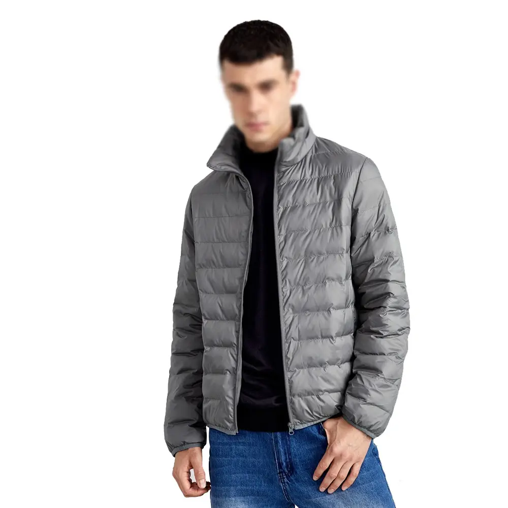 Unisex Wear Stand Collar Puffer Jacket Waterproof Outerwear Coats Fashionable New Style Men Wear Puffer Jacket