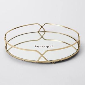 Hammered Design Metal <b>Tray</b> - Product Image 3