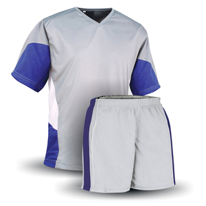 Uniforme de equipo de fútbol con diseño gráfico totalmente sublimado Uniforme de fútbol con manga corta Jersey de cuello redondo y pantalones cortos - Product Image 2
