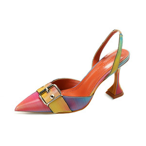 Soulier Femme Talon 2025 Nouvelle Boucles Fantaisie Créateur Élégantes Escarpins Moyen Talon Haut Luxe pour Femme et Dame - Product Image 6