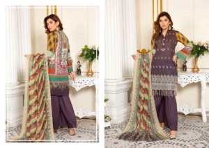 ชุดเดรสผ้าฝ้ายปักลายพื้นเมืองสำหรับผู้หญิงชุดฤดูร้อนสไตล์ปากีสถานสำหรับงานปาร์ตี้ - Product Image 2