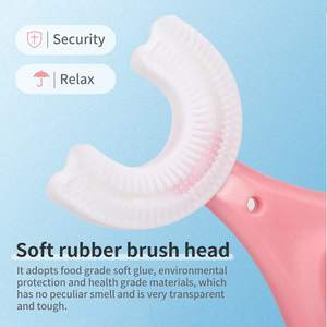 Spazzolino a forma di U per la pulizia della cavità manuale a 360 gradi per bambini e neonati di età compresa tra 2 e 6 anni - Product Image 4