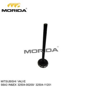 VALVE d'admission et d'échappement S6A3 32504-00200 32504-11201 pour MITSUBISHI - Product Image 1