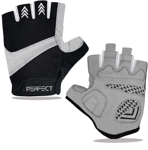 Guantes de cuero de invierno con medio dedo para ciclismo, transpirables, compatibles con pantalla táctil, almohadilla de Gel a prueba de golpes, bicicleta de carretera, carreras, ciclismo de montaña - Product Image 3