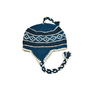 Meilleures ventes - Bonnet en laine tricoté rayé unisexe pour adultes - Laine et doublure de haute qualité - Fabriqué au Népal - Product Image 3